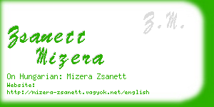 zsanett mizera business card